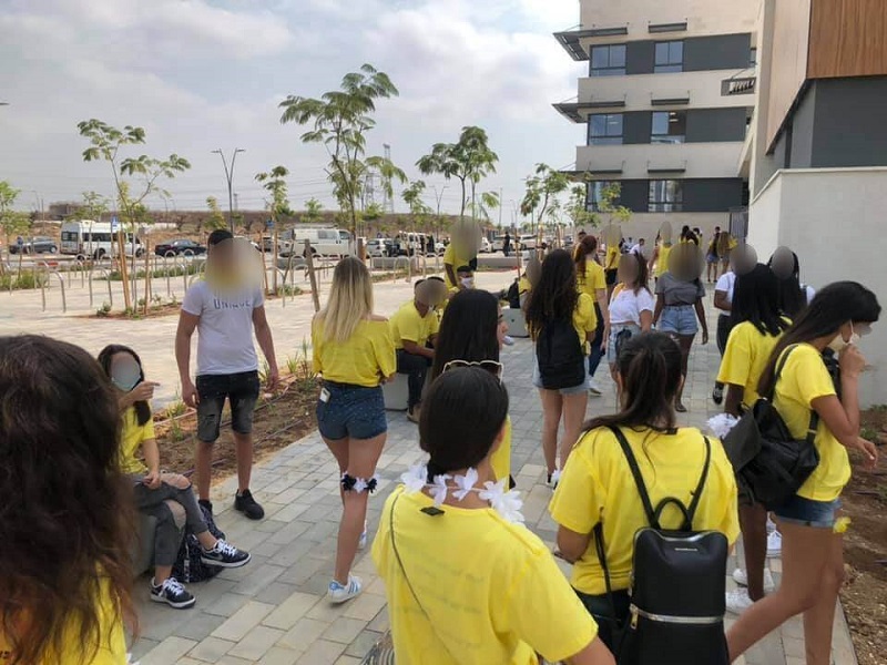 1 בספטמבר: מחאת תלמידי בית ספר מקיף רבין בכרמי גת