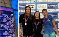 קים גרשקוביץ מקרית גת זוכת המקום השלישי באליפות ישראל בשחייה
